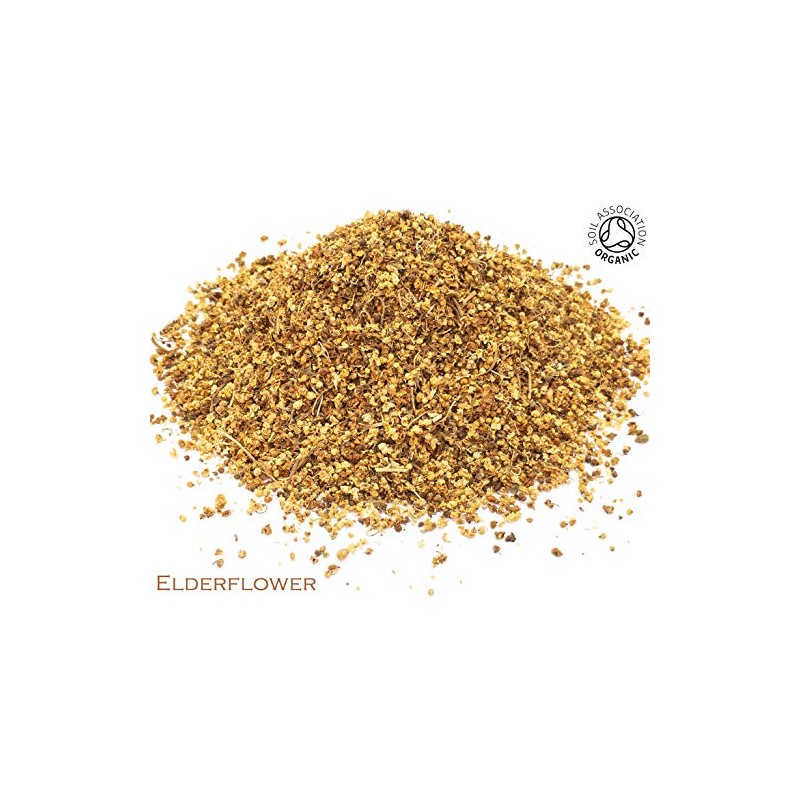 Organic Elderflower Pure Herbal Infusion (25 Unbleached Tea Bags -