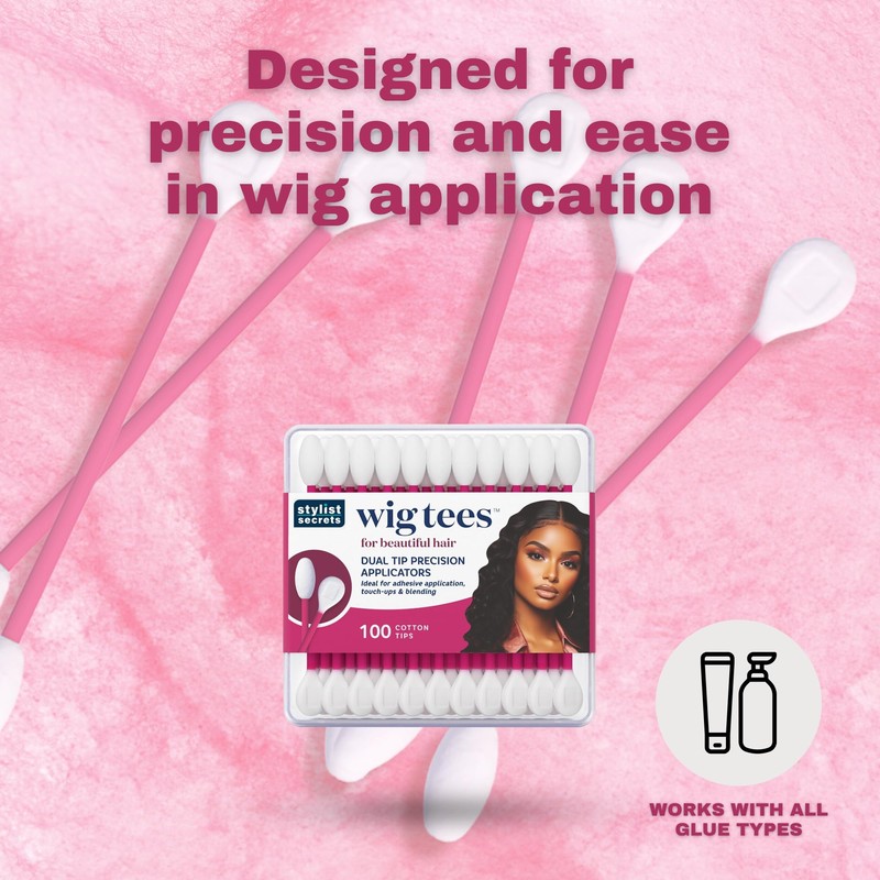 Stylist Secrets Classic Wig Tees - Dual Tip Precision Applicators
