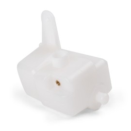 Mallofusa Motorcycle Radiator Water Coolant Reservoir Overflow Tank Replacement Compatible for Yamaha YZF-R1 2004 2005 2006 White