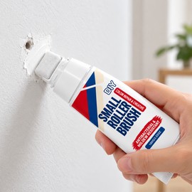 2 Pcs Wall Repair Paste with Built-In Roller Brush for Small Holes & Cracks – Easy 100g DIY Wall Touch-Up for Home Interiors