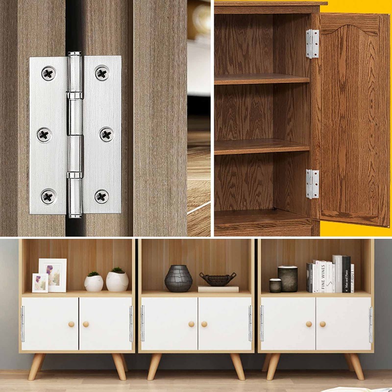 Door Hinge Hinge, Hinge, Foldable, Pack of 20 Stainless Steel
