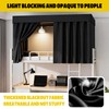 ziyue 2 Pcs Blackout Bunk Bed Curtains 78.7 * 59"
