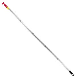 Roof Window Pole Hook Rod for Loft Hooks Floor Stairs - Floor Stairs Pull Hook with Pull Bar, 5-Piece Rod Attic Hooks, 139 cm, Loft Hatch Open/Close