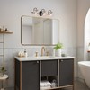 KSANA Black Bathroom Vanity Light Fixtures, Modern Farmhouse 3-Light Black