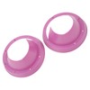 6.5in 2 Pcs Purple Car Speaker Baffle Kits Silicone Horn