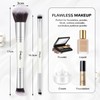START MAKERS 2-in-1 Makeup Brushes Dual-ended Contouring Foundation Brush 2