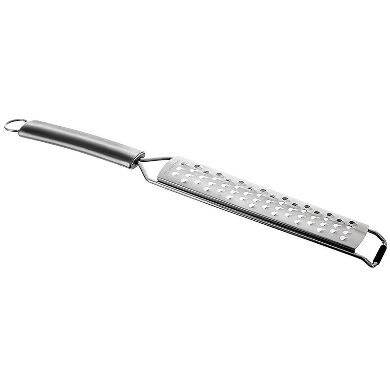 Flat Kitchen Grater Grater Stainless Steel Fine 38 cm