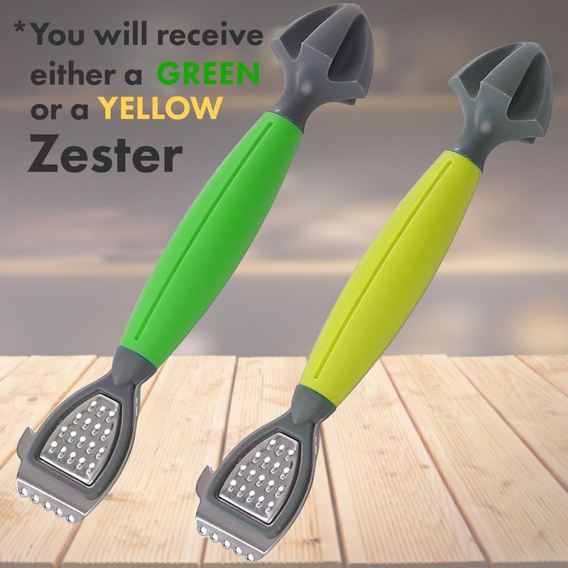 Lemon Zester Bar Tool 3 in 1, Citrus, Lime Zester,