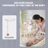 Promise Babe Baby Mobile Holder Wooden Bear Design, Baby Cot