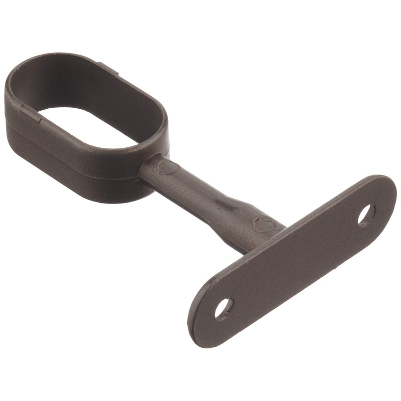 AIWA METAL Bracket Path for Aluminum Hanger Pipes, Brown