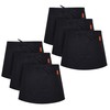 Waist Apron, Black Waiter Waitress Aprons with 2 Pockets Bistro
