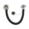 MerriwayÂ® BH01262 Combined Bath Waste and Overflow with Plug and Chain, 40mm (1.1/2 inch)
