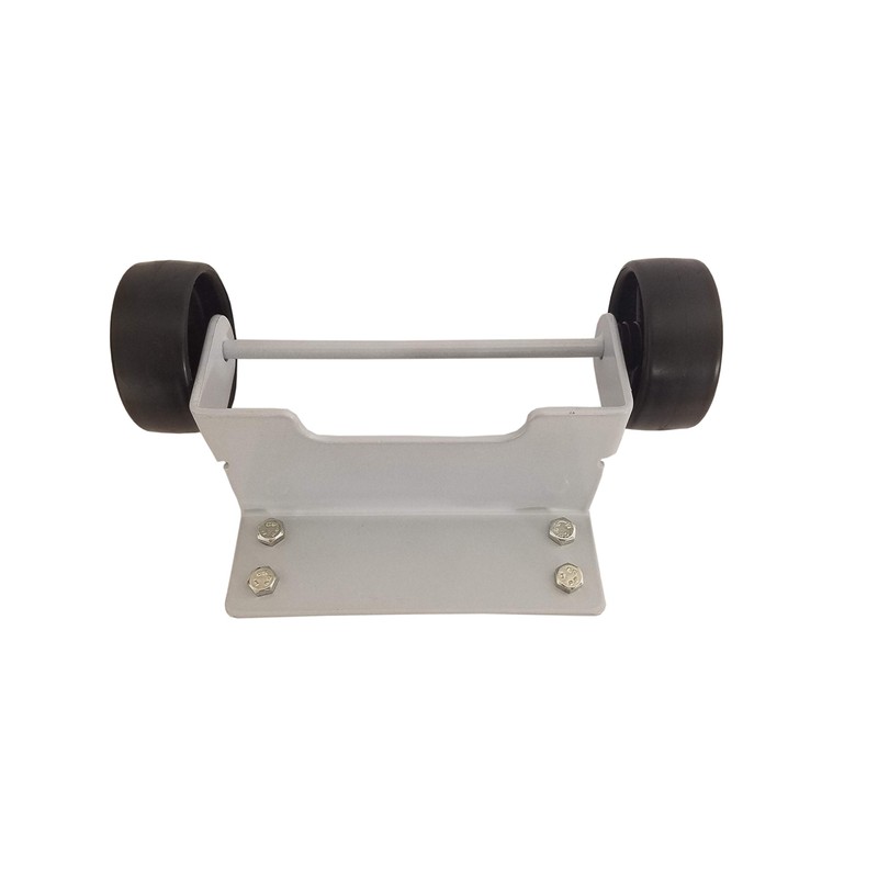Hiland SGT-WHLS-SS Wheel Set for Square Glass Tube Patio Heater,