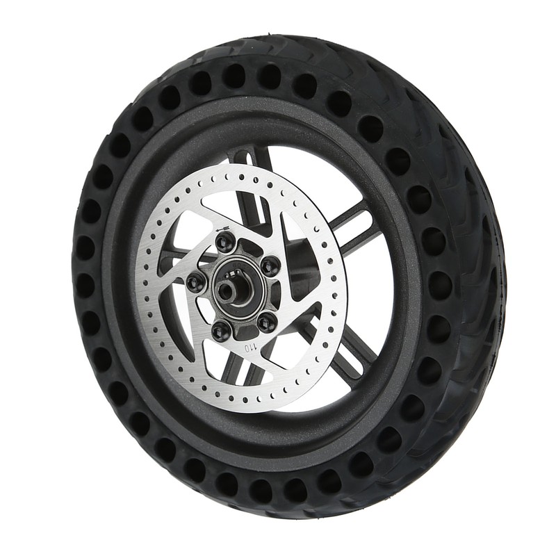 Scooter Rear Wheel Assembly 8.5in Solid Tire Wheel Hub 110mm