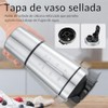 600ML Botella para Proteina de Coctelera de Acero Inoxidable