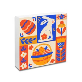 Modern Farmhouse Decor Funny Bunny Decor Bunny Room Decorations For Home Cute Bunnies Lovers Wood Sign Plaque For Table Shelf Decoration For Farmhouse Living Room Home Office Signs