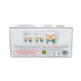 Joking Hazard by Cyanide & Happiness - 360+ Funny & Inappropriate Comic Cards, Hilarious Party Games | Includes Add-Your-Own-Words Cards