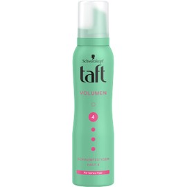 Taft Foam-firm volume for fine hair, hold level 4 (150 ml), hair foam for volume and strong hold, hair styling with 24 hours of lasting hold