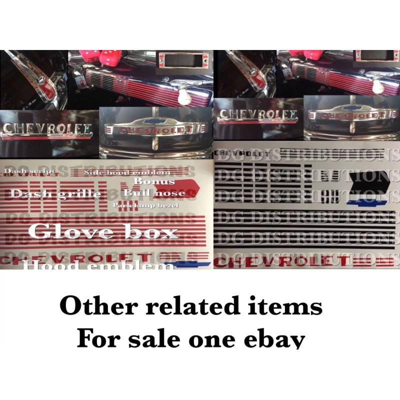 DG DISTRIBUTIONS 14" Cross Bar Hub Cap Decal Set