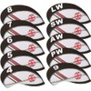 TOHMLAPE GOLF 10pcs White and Black UK Union Jack Flag