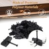 Yeipower 125PCS Hidden Fasteners Composite-Deck - Universal Nylon Composite Decking