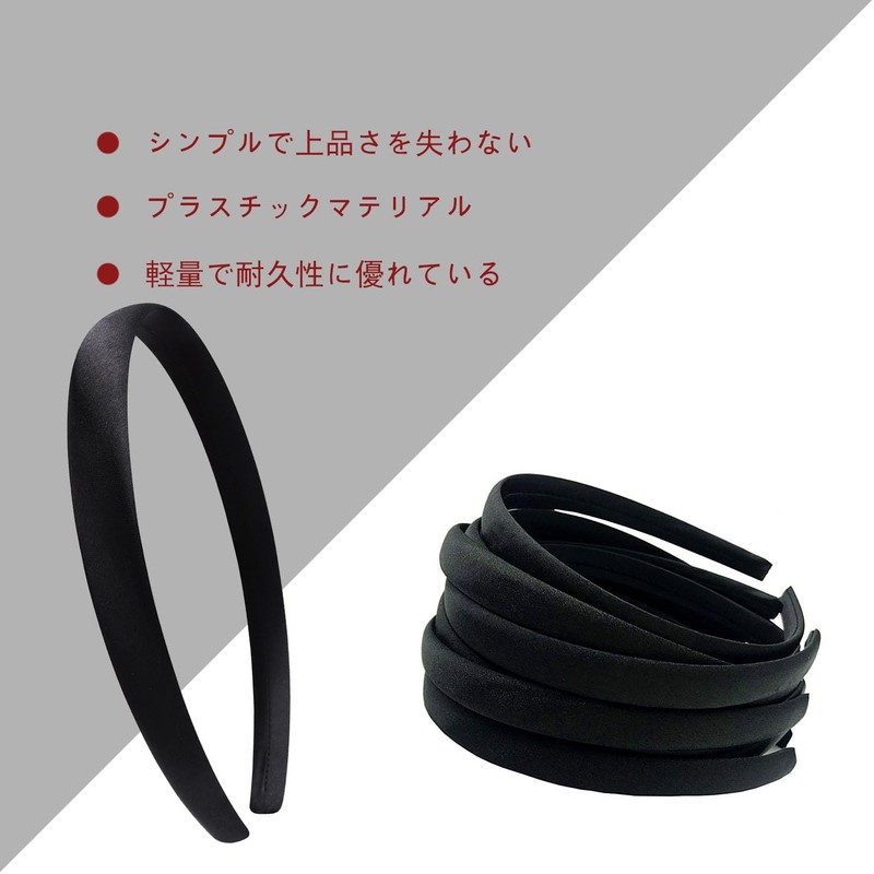 BRIIKPP Headbands, Set of 3, Adults, Normal Hair Accessories, 0.6