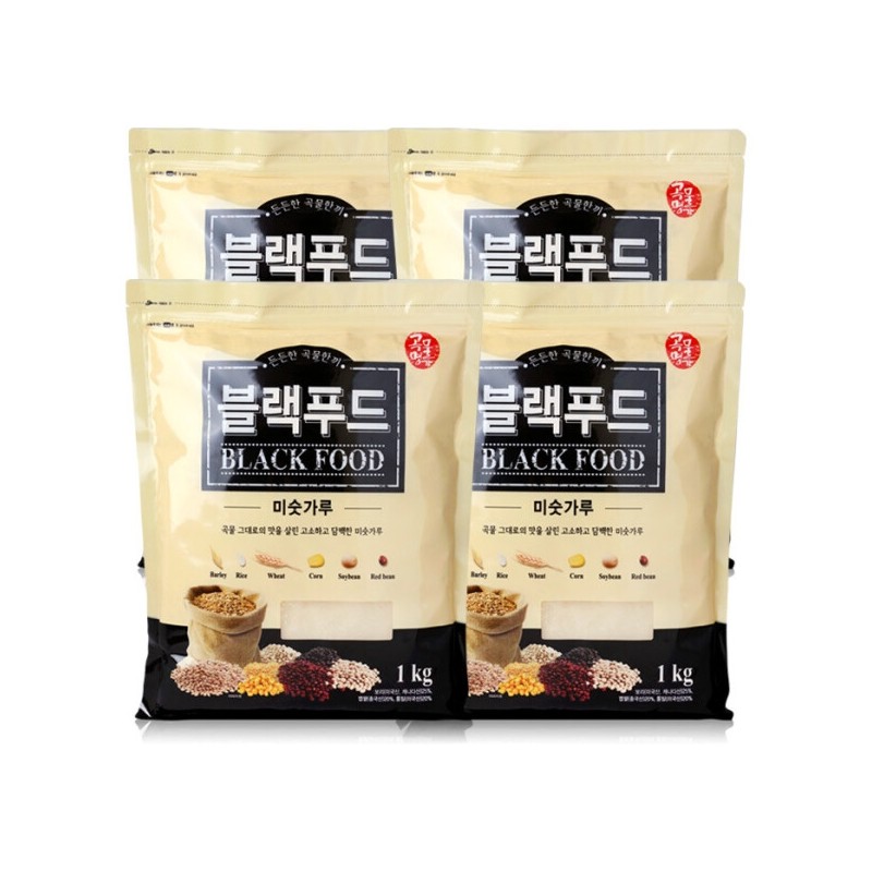 Grain Master Black Food Misutgaru 1kg x4 Snack Meal Replacement