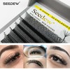 SEEDEW 5D Lash Extensions, 0.07mm C Curl 14mm 12 Rows/Tray,