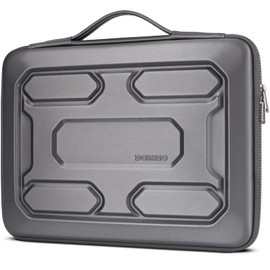 DOMISO 17 inch Laptop Sleeve with Handle Shockproof Waterproof EVA Protective Case for 17.3" ZBook Fury 17.3 G8/MSI GS73VR Stealth Pro/HP Envy 17/LG Gram 17"/ROG Strix GL702VS, Dark Grey