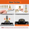 Preciva Heat-Set Insert Tip Set - Soldering Iron with 350Pcs