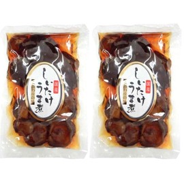Domestically Produced Shiitake Mushrooms Boiled Hall, 7.1 oz (200 g) x 2 Bags, Vegetable Tsukudani (Flavored Shiitake Mushrooms), Side Dishes, Side Dishes, Shiitake Mushrooms