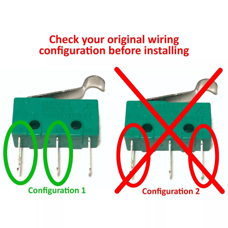 Donghai Brushroll Micro Switch for Shark AZ1002 AZ1000 AX951 AX952