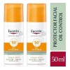 Combo X 2 Eucerin Solar Gel Creme Oil Control 50+ Toque Seco