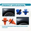 120Pcs Retainer Fastener Rivets for Bumper Fender Liner 90189-06065 Compatible