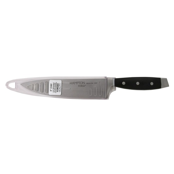 Hampton Signature - Continental - Cuchillo de chef de 8 pulgadas con protector de cuchilla
