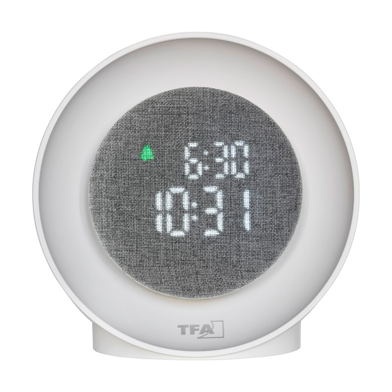 TFA Dostmann Sveglia da comodino luminosa digitale con numeri LED,