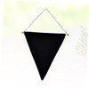 WHAMVOX Black Pennant Banner Brooch Display Pendant Multi Functional Wall