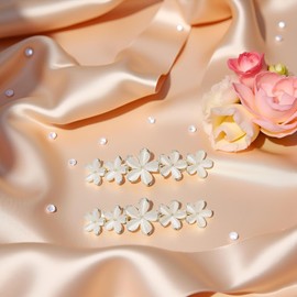 Haarspangen mit goldener Blume, Opal, goldfarben, glitzernd, für Hochzeit, Abschlussball, Verlobung, Geburtstag, dekoratives Zubehör für Frauen und Mädchen, dickes, feines Haar, 2 Stück