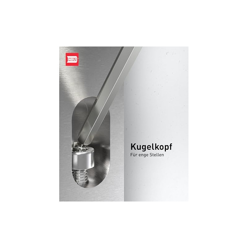 INBUS 72403 Allen Key (Extra Long) 4 mm, with Ball