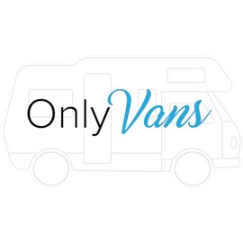 OnlyVans! | Car Bumper Sticker | Window Sticker | Rude Campervan Sticker | Naughty Caravan Sticker | Funny Gift | OnlyVans 180m x 100mm
