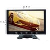 Camecho 9 Inch LCD Monitor HD Color Screen, 2 Video