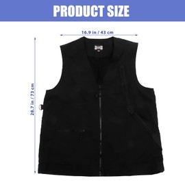 ULTECHNOVO Pet Owner Training Vest Dog Handler Training Vest, Dog Trainer Cloth with Multi Pockets, Professional Pet Owner Vest, Pet Trainers Jacket for Men/Women Dog Training Clothes