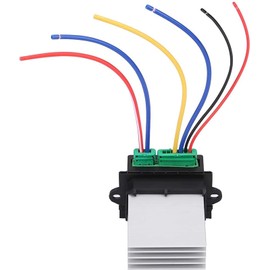 Fan Resistor Air Conditioning, Fan Regulator Resistor Heating Motor with Cable Connector Harness for C5/C3/C2, 207/406/607/1007, Scenic I/II, 6441L2, 7701048390