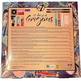 W7 12 Days of Gorgeous Advent Calendar – 12-Piece Beauty Gift Set