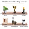 Sorbus Floating Shelves for Wall - 48 Inch Long Bathroom