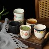 yaenoei Japanese Ceramic Tea Cups Set of 6, 6 oz