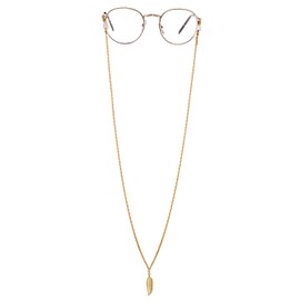 AllenCOCO Glasses Chain, Eyeglass Strap For Women Sunglasses - 14K Gold Eyeglasses Chain, Eye Glasses Holders Around Neck