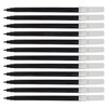 iSketchO Felt Tip Colouring Pens, BLACK, Pack of 12, Fibre