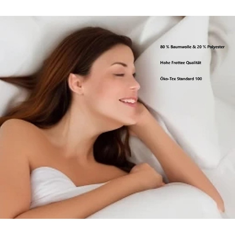 EXKLUSIV HEIMTEXTIL Terry Fitted Sheet Premium Brand 90-100 x 200