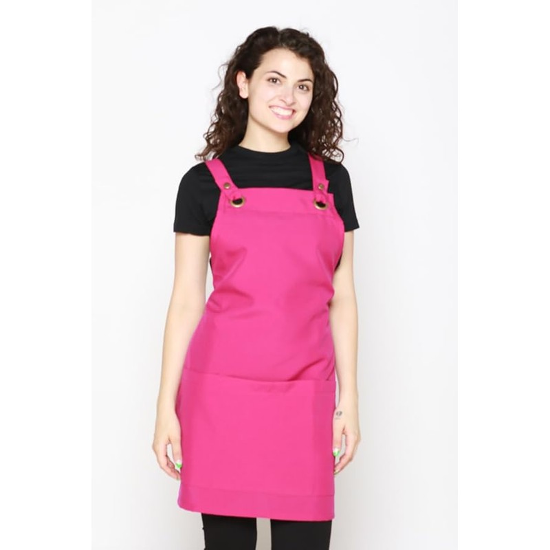Tracy Professional Apron – Bleach Proof, Water Resistant, Cross-Back Smock